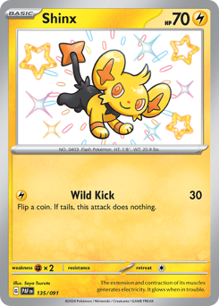 Shinx z edície Paldean Fates, karta č.135
