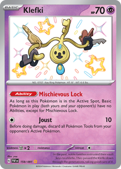 Klefki z edície Paldean Fates, karta č.159