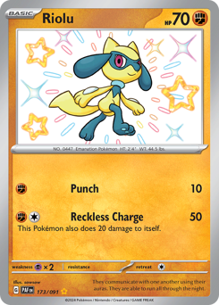 Riolu z edície Paldean Fates, karta č.173