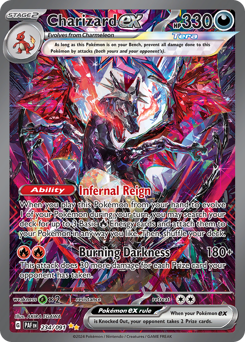 Charizard ex z edície Paldean Fates, karta č.234