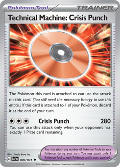 Technical Machine: Crisis Punch z edície Paldean Fates, karta č.90
