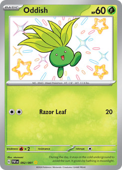Oddish z edície Paldean Fates, karta č.92