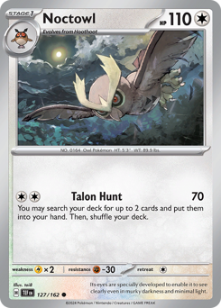 Noctowl z edície Temporal Forces, karta č.127