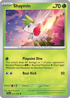 Shaymin z edície Temporal Forces, karta č.13