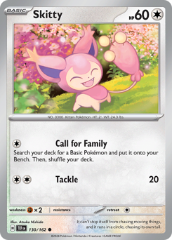 Skitty z edície Temporal Forces, karta č.130