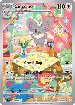 Cinccino z edície Temporal Forces, karta č.183