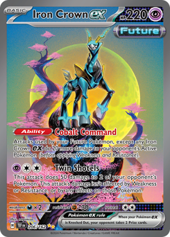 Iron Crown ex z edície Temporal Forces, karta č.206