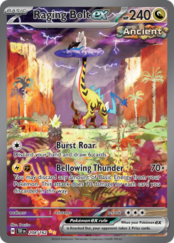Raging Bolt ex z edície Temporal Forces, karta č.208