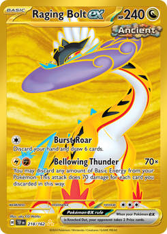 Raging Bolt ex z edície Temporal Forces, karta č.218