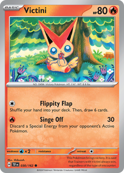 Victini z edície Temporal Forces, karta č.30