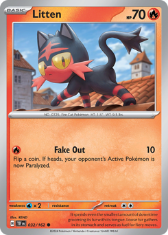 Litten z edície Temporal Forces, karta č.32