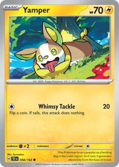 Yamper z edície Temporal Forces, karta č.58