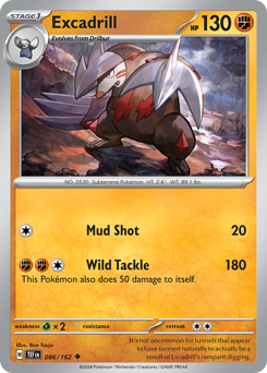 Excadrill z edície Temporal Forces, karta č.86