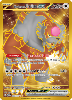 Bloodmoon Ursaluna ex z edície Twilight Masquerade, karta č.222
