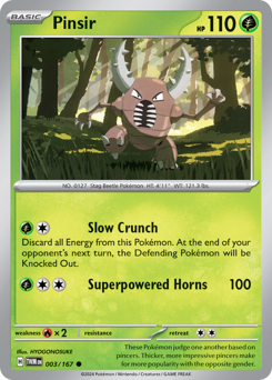 Pinsir z edície Twilight Masquerade, karta č.3