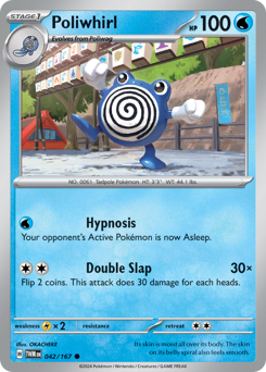 Poliwhirl z edície Twilight Masquerade, karta č.42