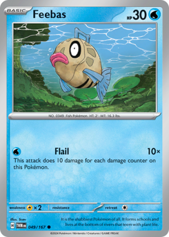 Feebas z edície Twilight Masquerade, karta č.49