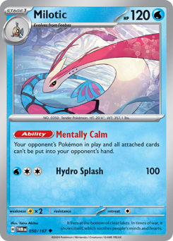 Milotic z edície Twilight Masquerade, karta č.50