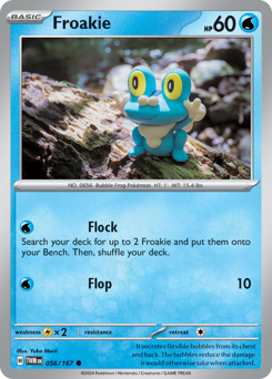Froakie z edície Twilight Masquerade, karta č.56