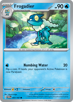 Frogadier z edície Twilight Masquerade, karta č.57