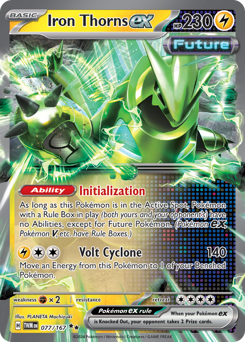 Iron Thorns ex z edície Twilight Masquerade, karta č.77