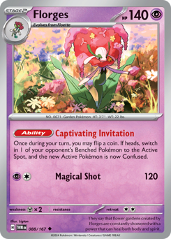 Florges z edície Twilight Masquerade, karta č.88