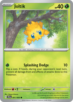 Joltik z edície Shrouded Fable, karta č.1
