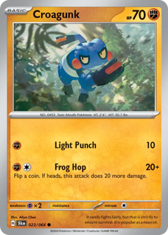 Croagunk z edície Shrouded Fable, karta č.23