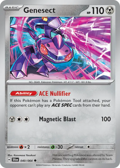 Genesect z edície Shrouded Fable, karta č.40