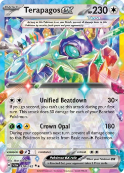 Terapagos ex z edície Stellar Crown, karta č.128