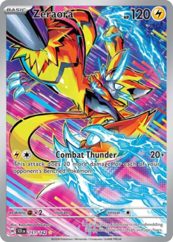 Zeraora z edície Stellar Crown, karta č.151
