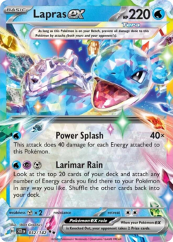 Lapras ex z edície Stellar Crown, karta č.32