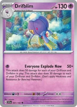 Drifblim z edície Stellar Crown, karta č.61