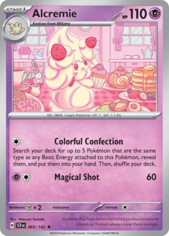 Alcremie z edície Stellar Crown, karta č.65