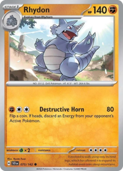 Rhydon z edície Stellar Crown, karta č.75