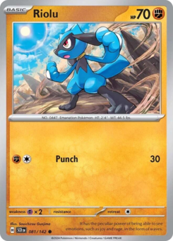 Riolu z edície Stellar Crown, karta č.81