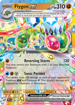 Flygon ex z edície Surging Sparks, karta č.106