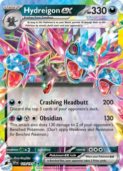 Hydreigon ex z edície Surging Sparks, karta č.119