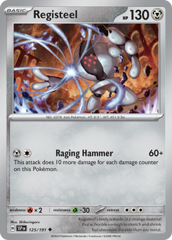 Registeel z edície Surging Sparks, karta č.125