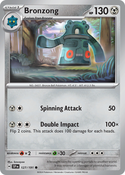 Bronzong z edície Surging Sparks, karta č.127