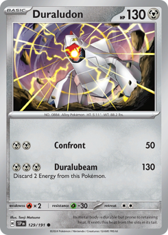 Duraludon z edície Surging Sparks, karta č.129