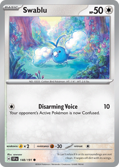 Swablu z edície Surging Sparks, karta č.148