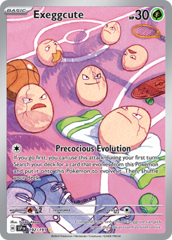 Exeggcute z edície Surging Sparks, karta č.192