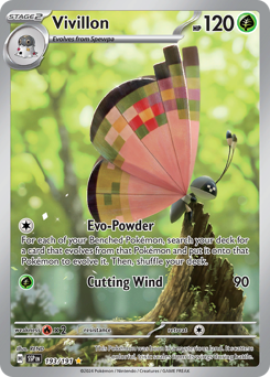 Vivillon z edície Surging Sparks, karta č.193