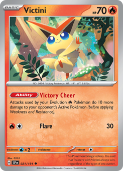 Victini z edície Surging Sparks, karta č.21