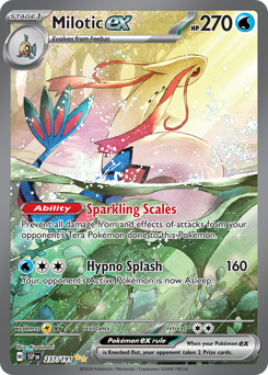 Milotic ex z edície Surging Sparks, karta č.237