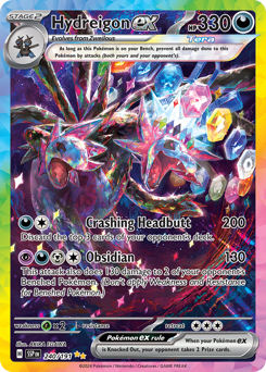 Hydreigon ex z edície Surging Sparks, karta č.240