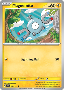 Magnemite z edície Surging Sparks, karta č.58