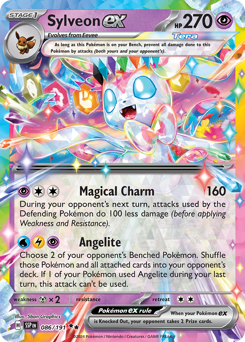Sylveon ex z edície Surging Sparks, karta č.86