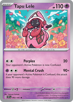 Tapu Lele z edície Surging Sparks, karta č.92